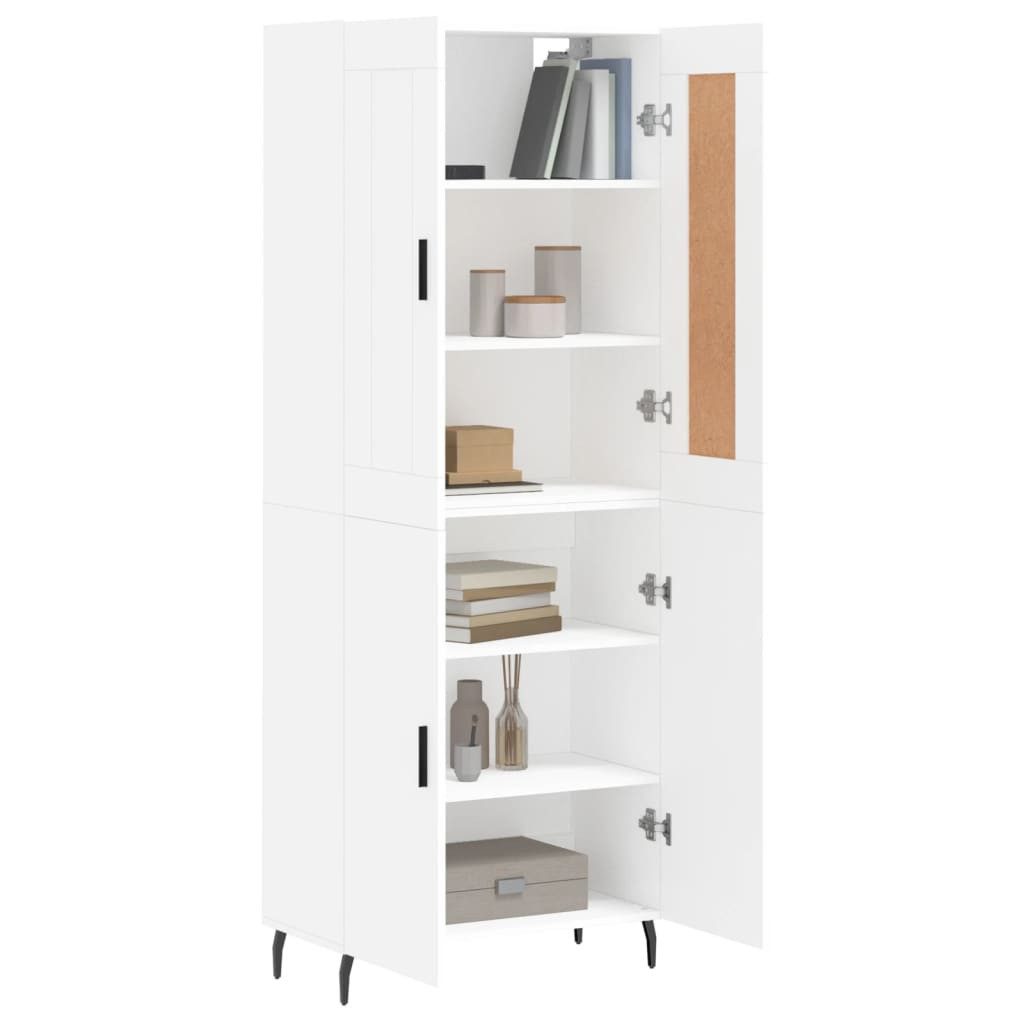 vidaXL Highboard Highboard Weiß 69,5x34x180 cm günstig online kaufen