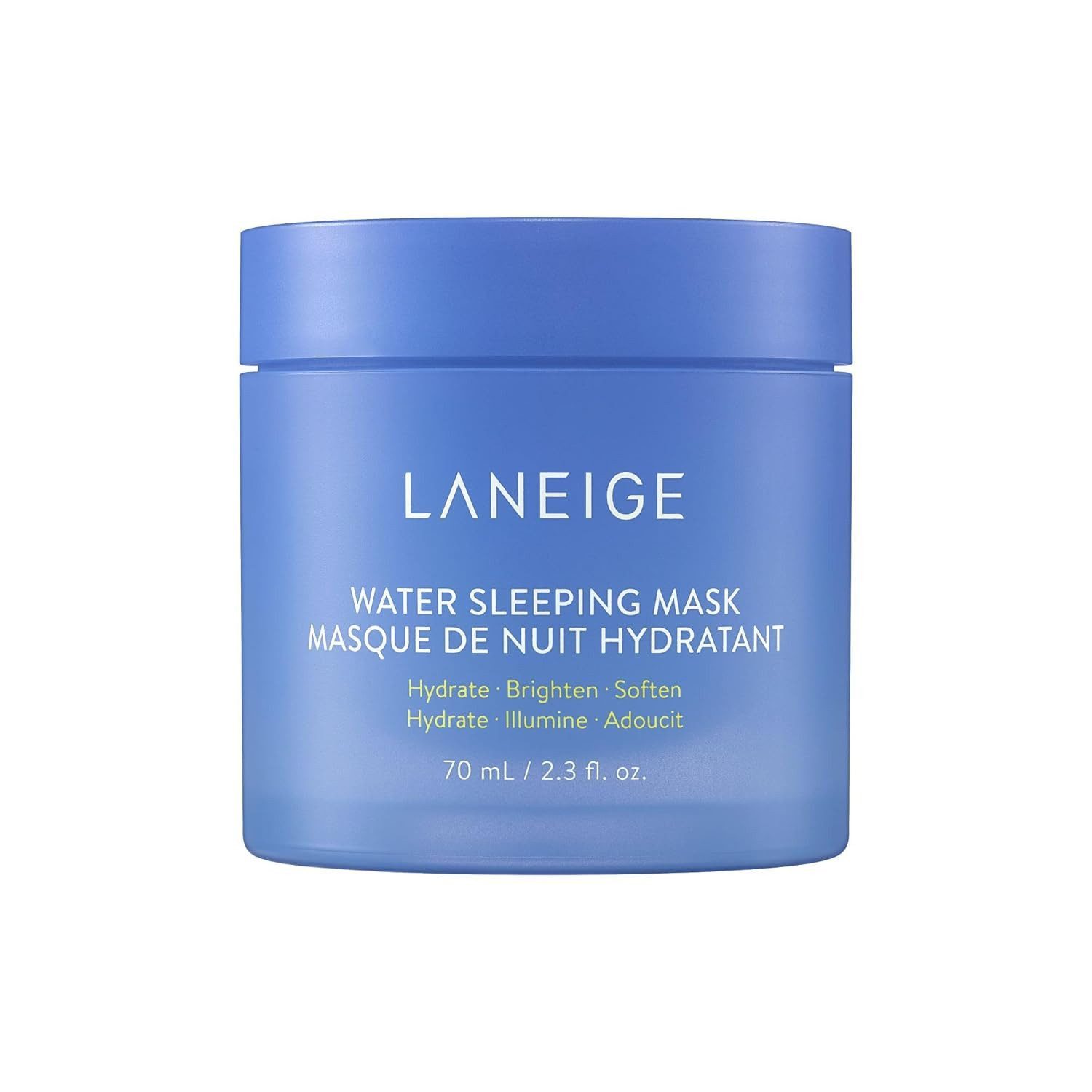 LANEIGE Feuchtigkeitscreme Water Sleeping Mask EX 70ml – Feuchtigkeitsspendende Nachtmaske für strahlende Haut, Pflegemaske, Nachtmaske, Feuchtigkeitsspendend, Beruhigender Duft, Leichte Gel-Textur