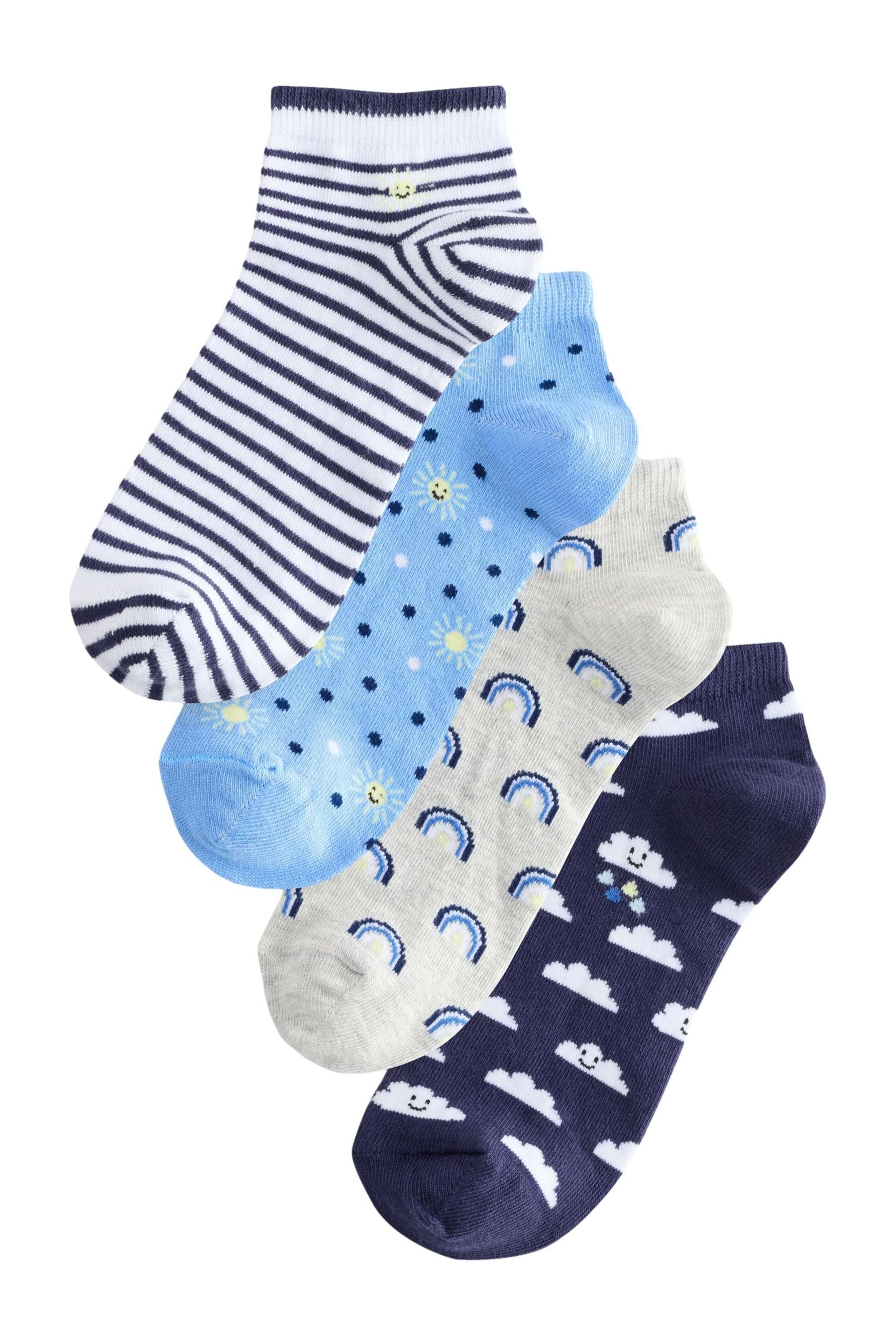 Basicsocken Sneaker-Socken, 4er-Pack