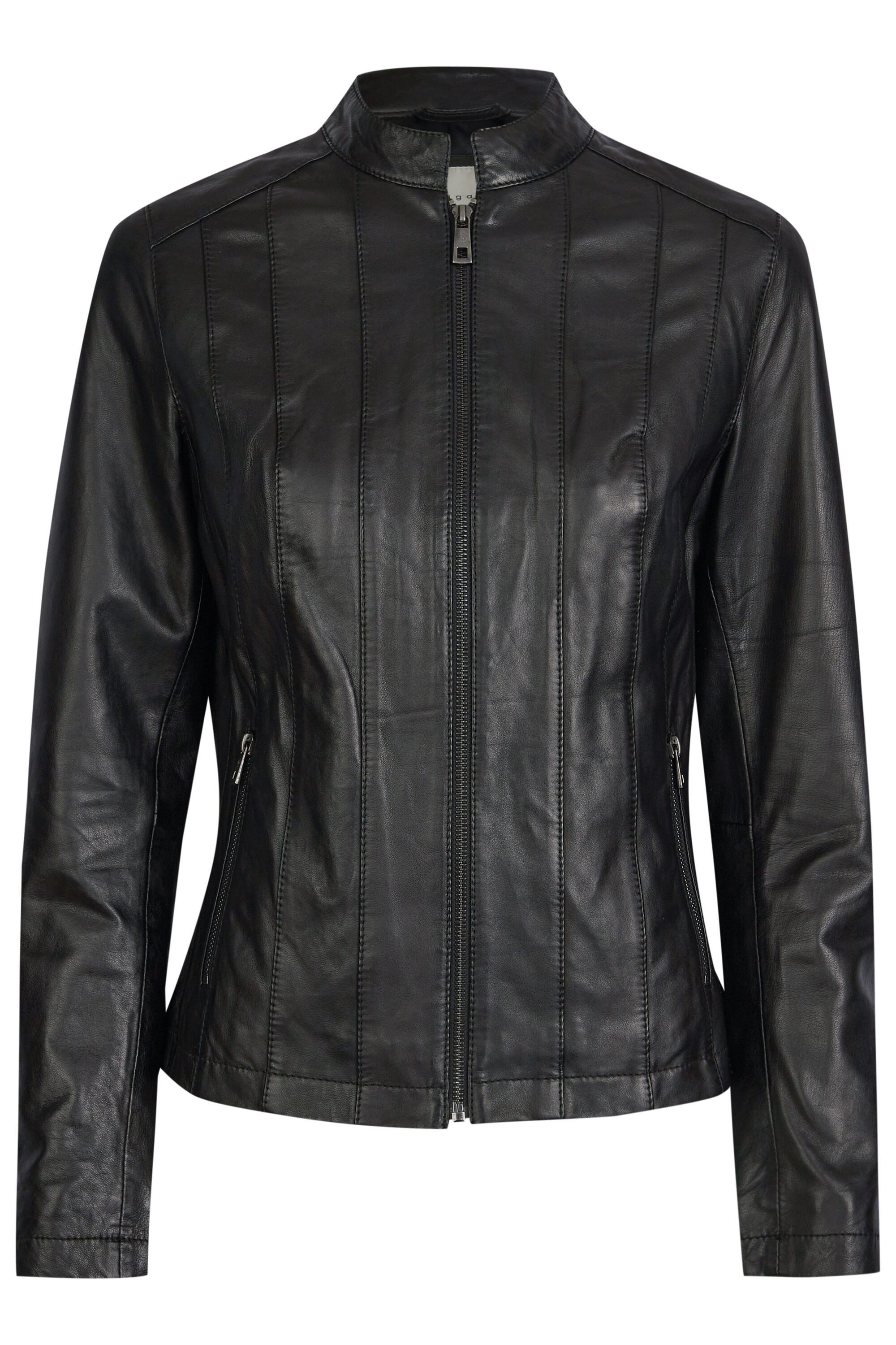 bugatti Lederjacke BULady-106 (1-St) mit Ziernähten günstig online kaufen
