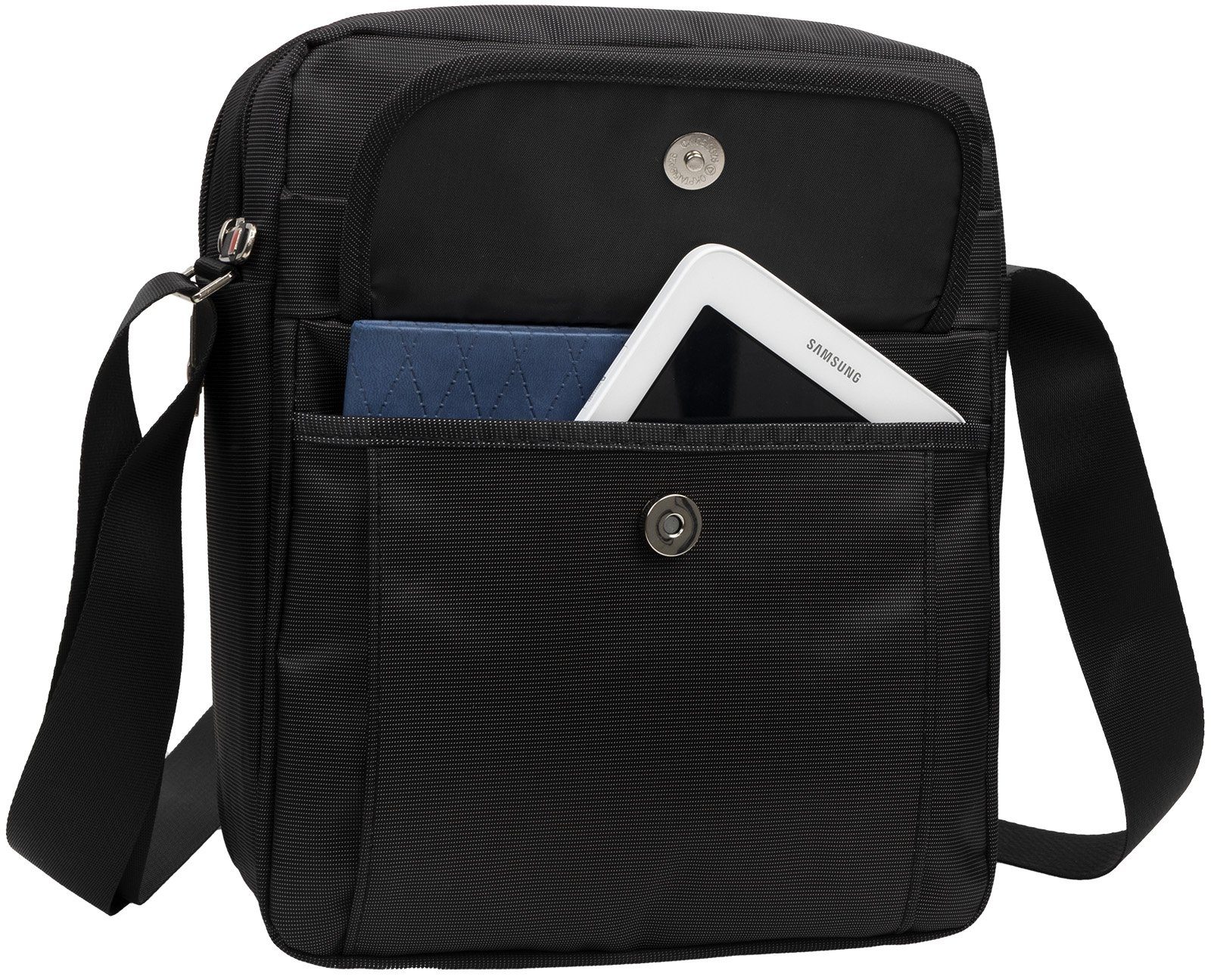 Star Dragon Citybag – Schultertasche Für Flugbegleiter & Business | DIN A4-Fächer, Schwarz | Robuster Polyester