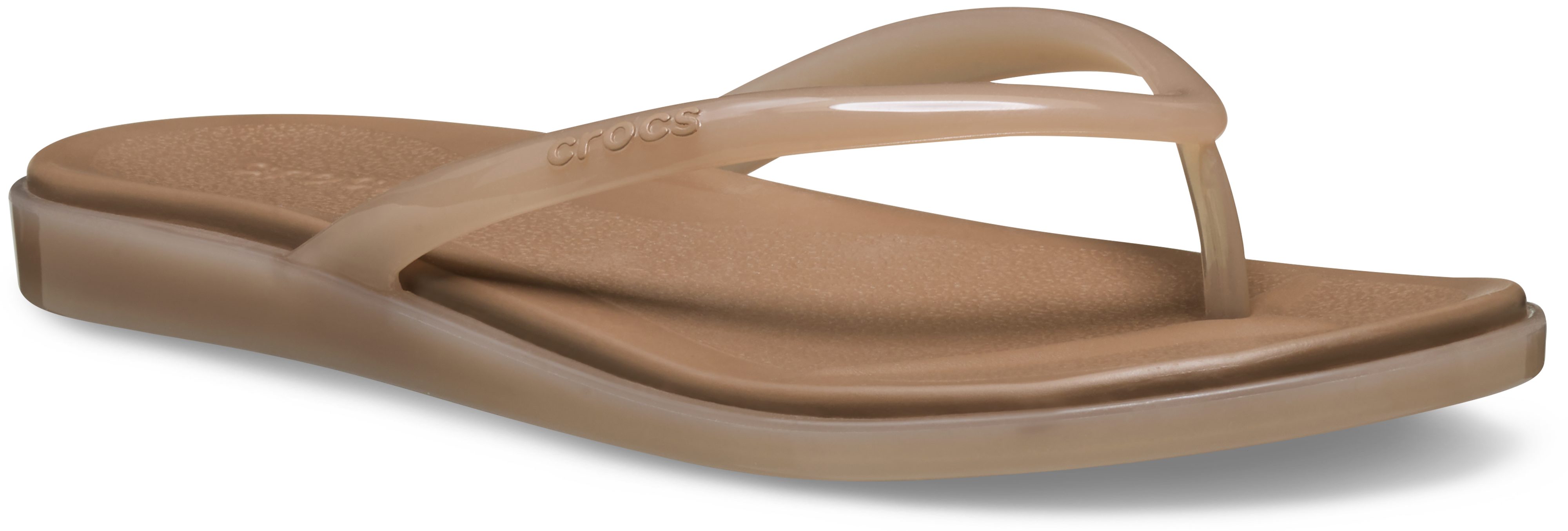 Crocs Miami Jelly Round Toe Flip Zehentrenner Sommerschuh, Urlaubsschuh, Strandschuh mit Zehensteg