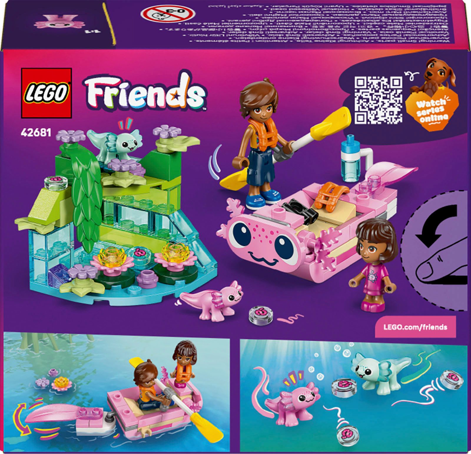 LEGO® Axolotl-Abenteuerboot (42681), LEGO Friends Konstruktionsspielsteine, günstig online kaufen