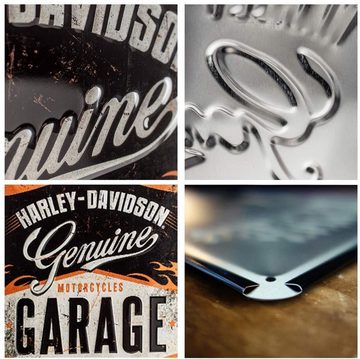 Nostalgic-Art Metallschild Blechschild 20 x 30cm - Harley-Davidson - Garage