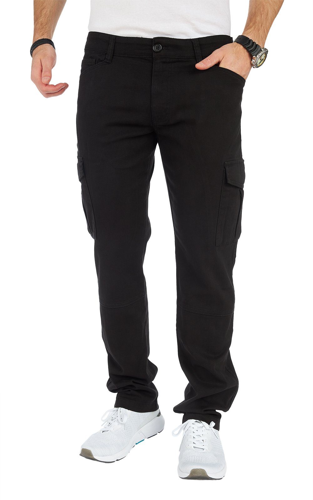 Cargohose Styleko Black Cargohose Chino Cargohose Cargohose Herren männer Hose 8010 Styleko