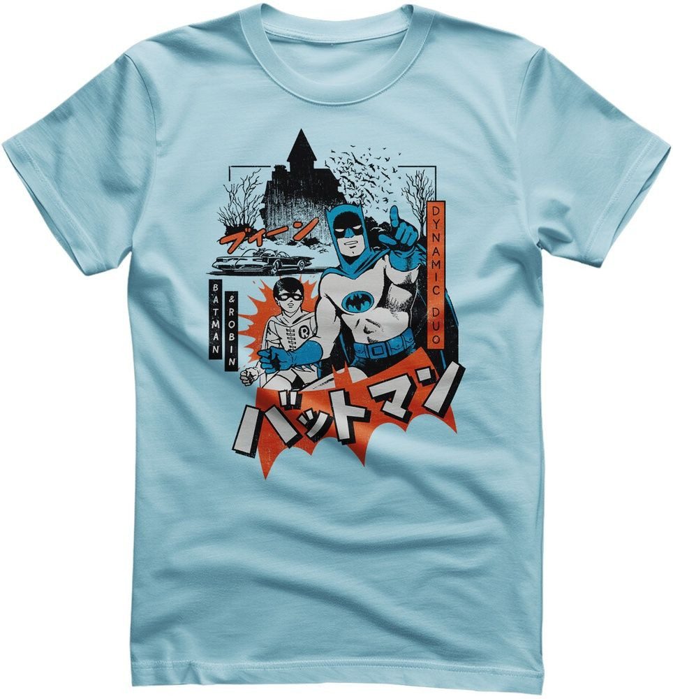 Batman T-Shirt Dynamic Duo Manga T-Shirt
