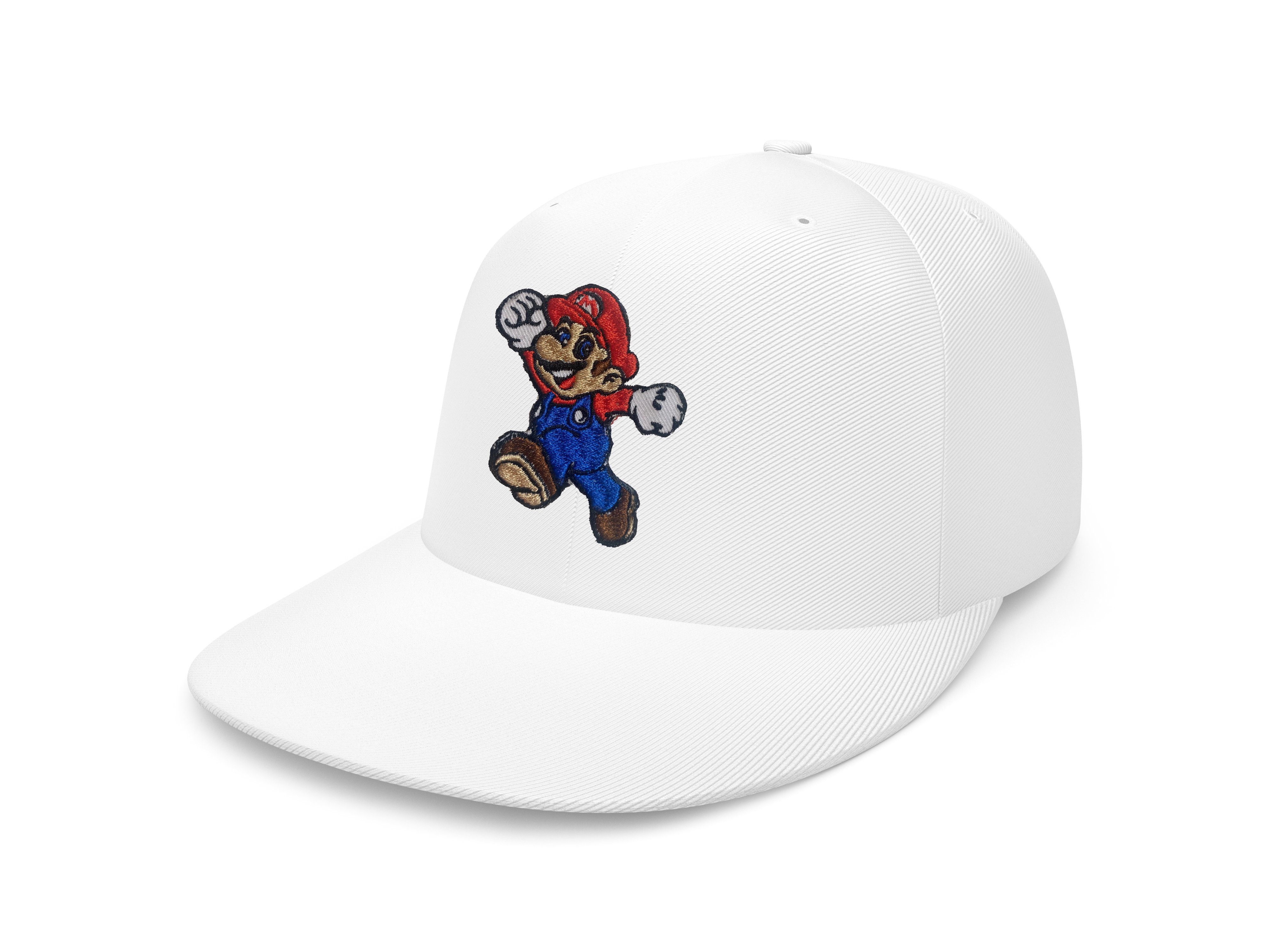 Blondie & Brownie Patch Cap Size Mario Erwachsene Klempner Weiss Super Nintendo One Unisex Snapback Luigi Stick