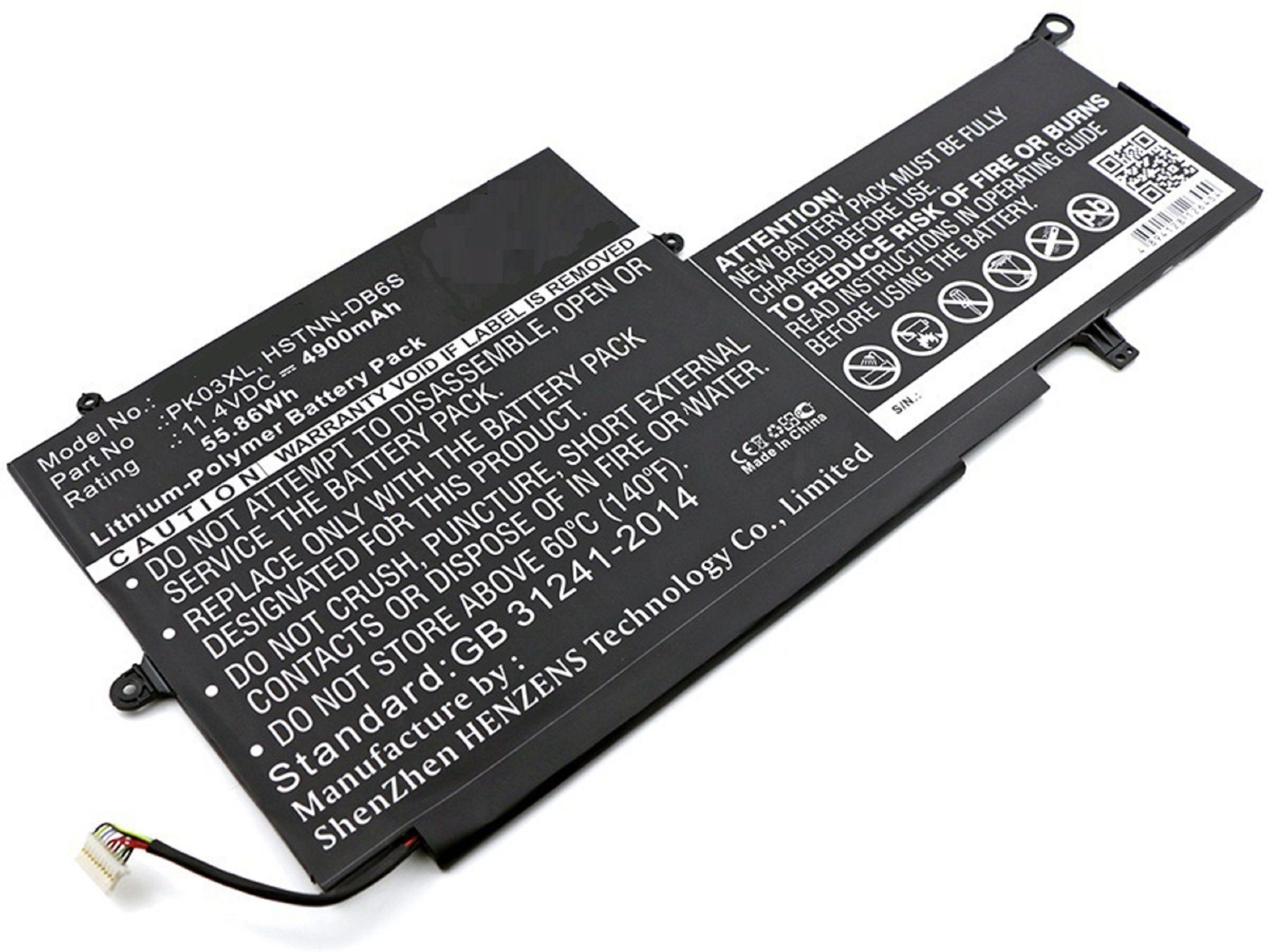 MobiloTec Akku kompatibel mit HP HSTNN-DB6S Akku Akku 4900 mAh (1 St)