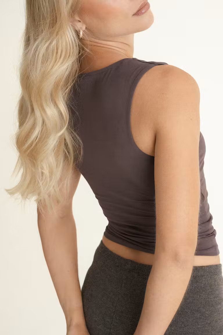 Gina Tricot Shirttop Square neck tank top - Tanktop mit eckigem Ausschnitt - Damen Top