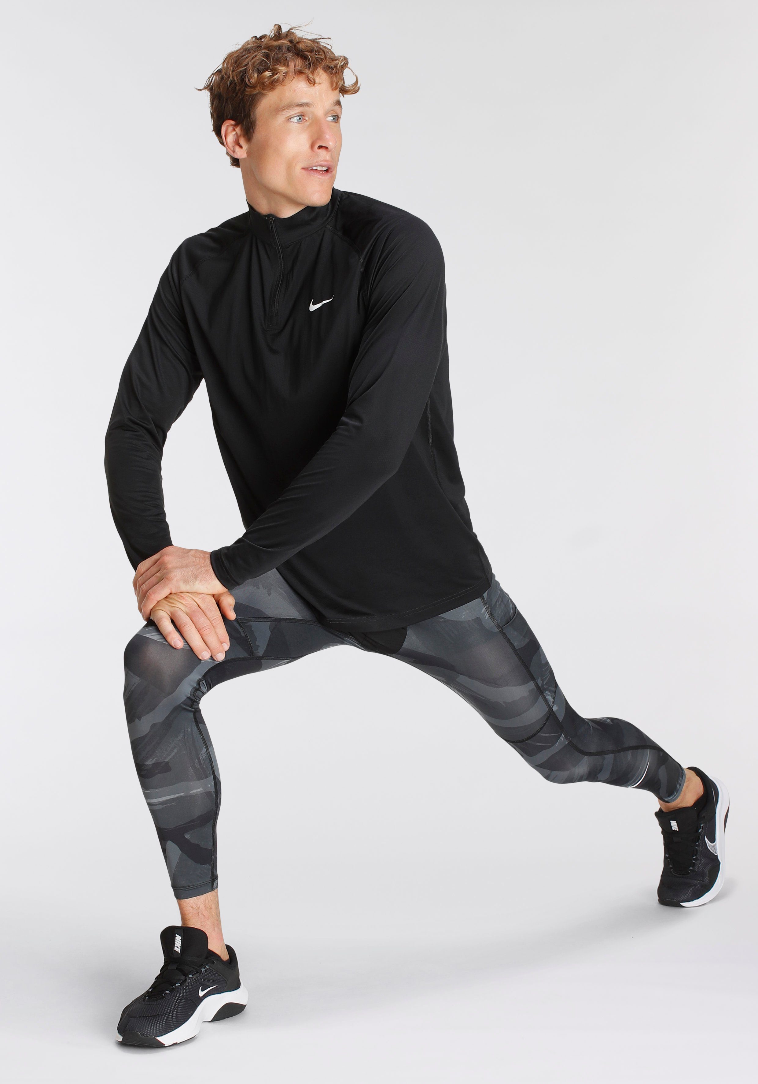 Nike Trainingsshirt DRI-FIT READY MEN'S TOP FITNESS 1/-ZIP