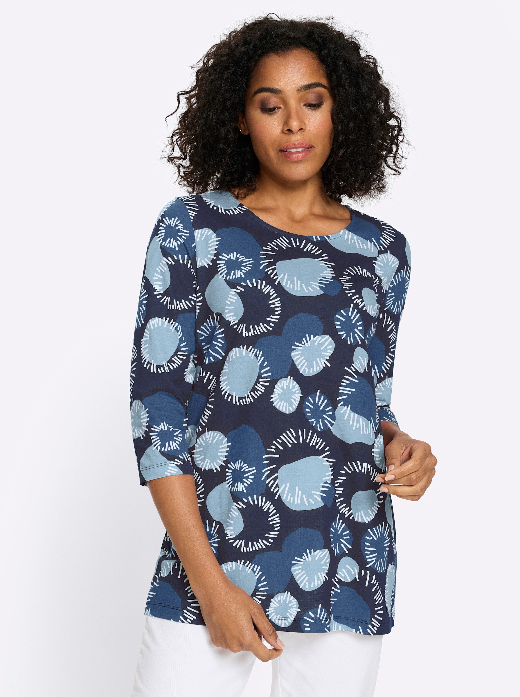 T-Shirt Longshirt 3/4-Arm