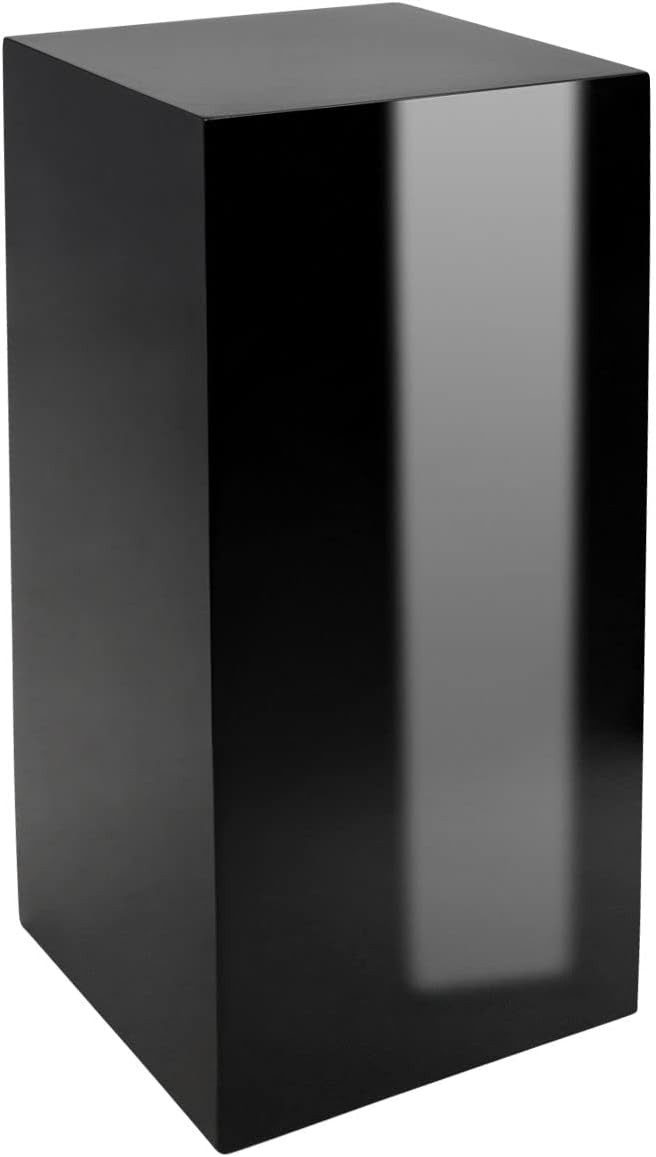 VIVANNO Blumenständer Fiberglas PODEST Säule - Hochglanzschwarz Hochglanz ( günstig online kaufen