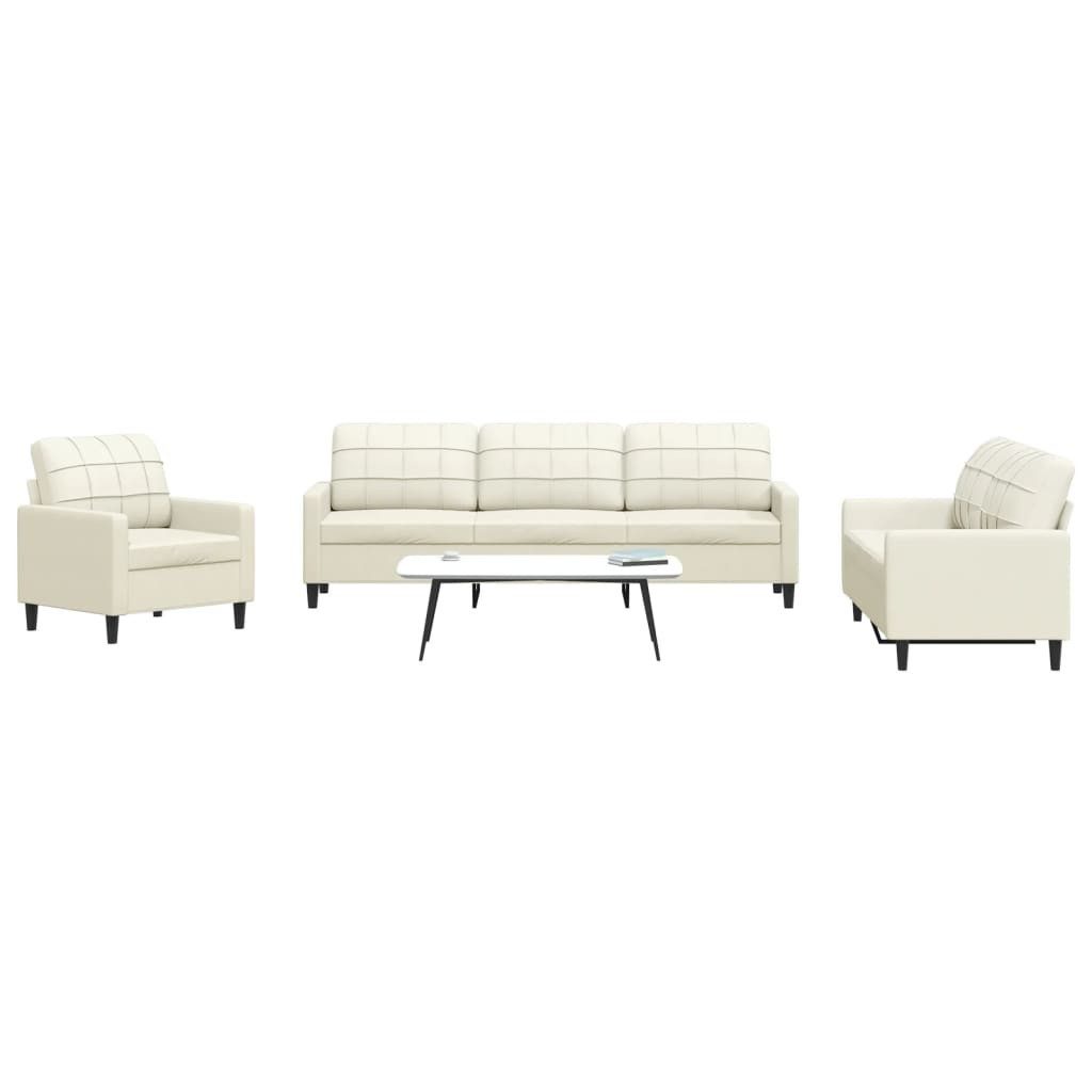 vidaXL Sofa 4-tlg. Sofagarnitur mit Kissen günstig online kaufen