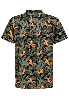 Urban Surface Kurzarmhemd Hawaiihemd kurzarm Alloverprint