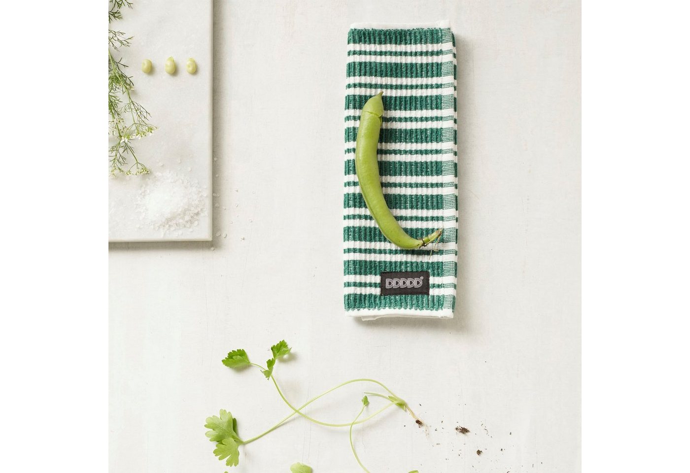 Thumbnail - DDDDD Spültuch Stripe, 30x30 cm, aus 100% Baumwolle, (Set, 4-tlg), mit luxuriöser Rippenstruktur und optimale Feuchtigke...