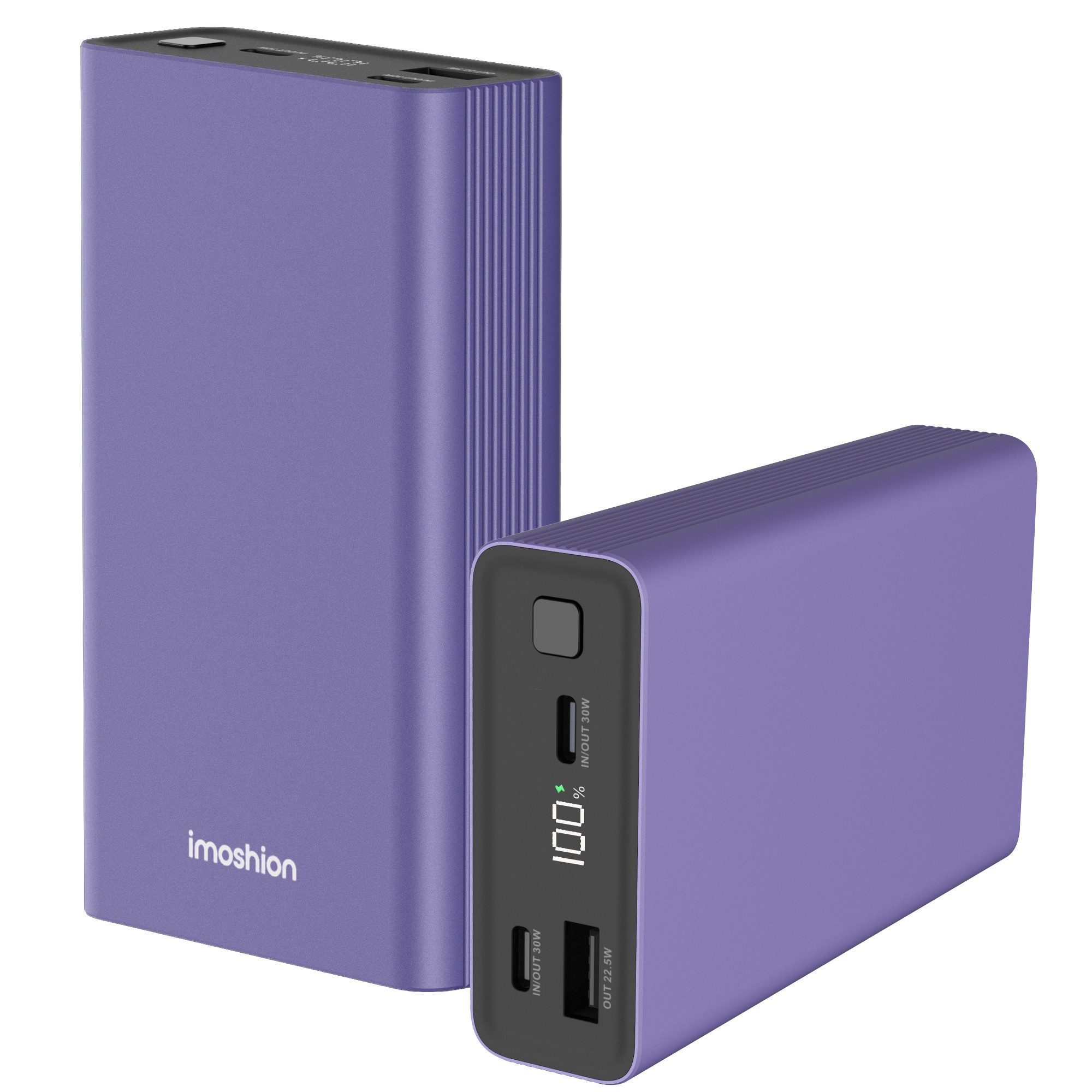 imoshion imoshion Ultra Series Aluminium Powerbank 20.000 mAh - Schnellladen bi Powerbank (1 St)