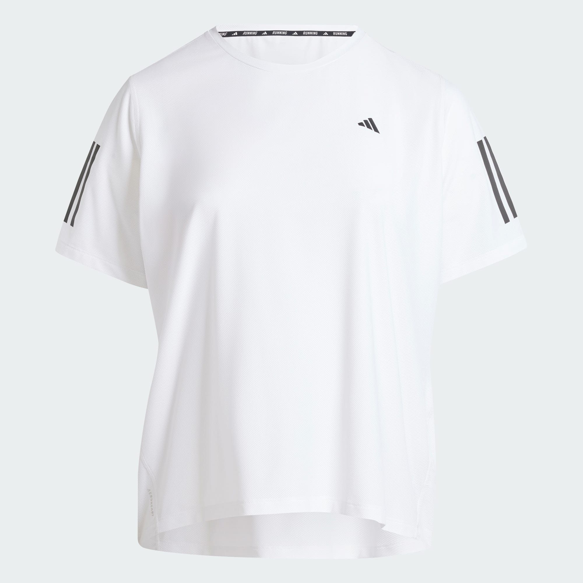 GROSSE adidas White Laufshirt OWN – GRÖSSEN THE Performance T-SHIRT RUN