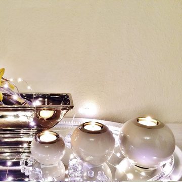 DRULINE Feuerzeug Teelichthalter 3er Set Kerzenhalter für Teelichter Halter Kerzenstände