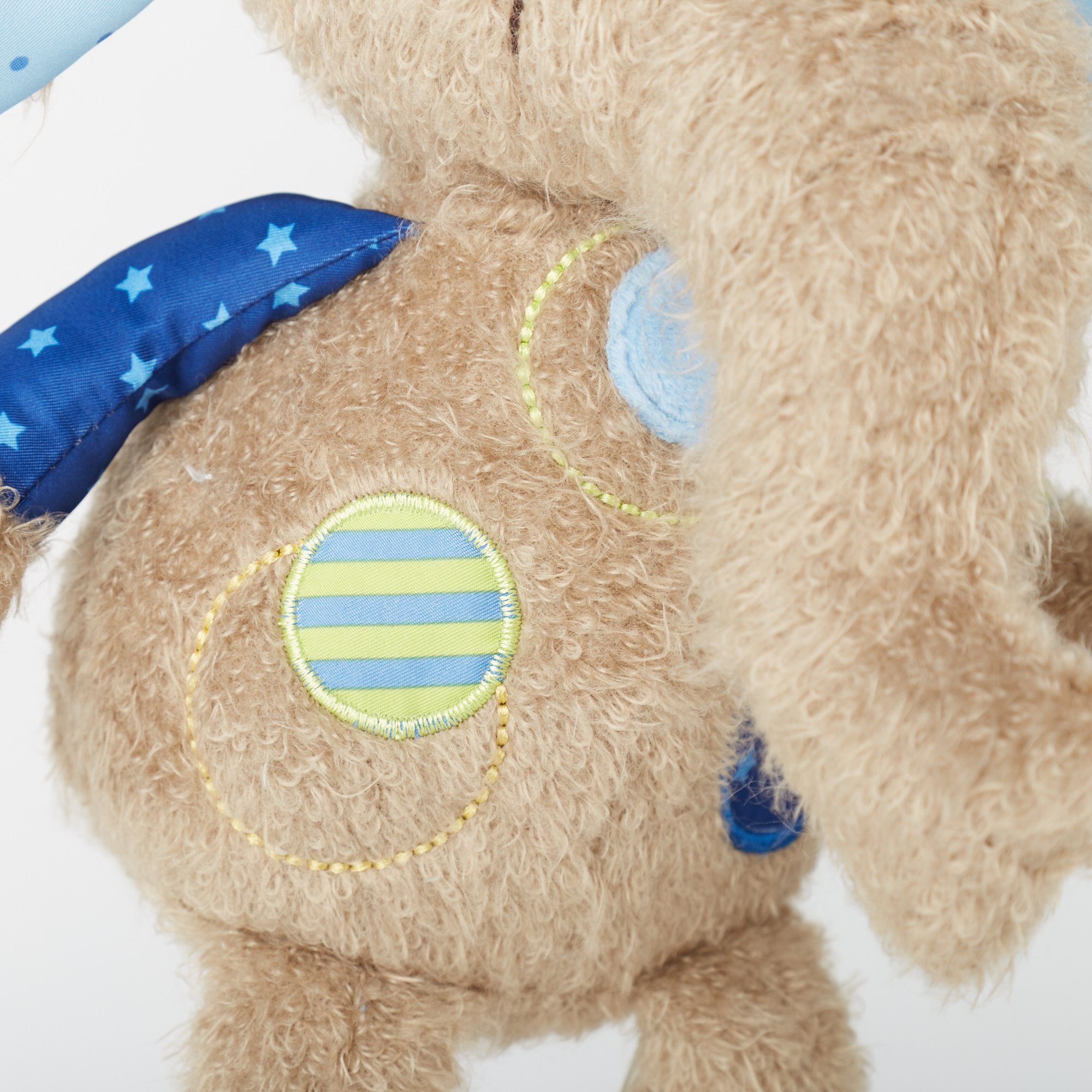 Elefant Sweety Kuscheltier Sigikid blau Patchwork