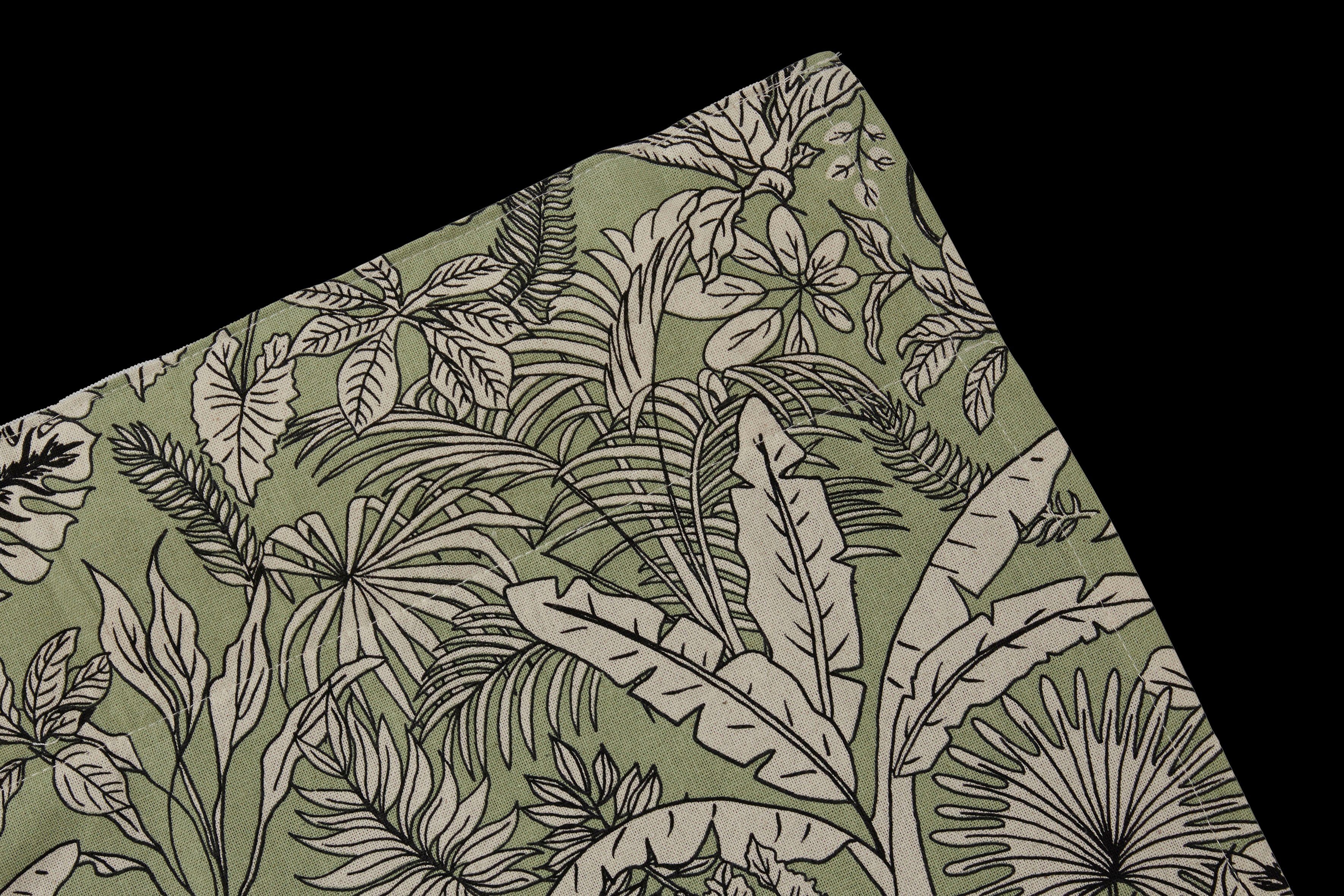 COUCH♥ Vorhang Palmös, COUCH, grün (1 St), Multifunktionsband blickdicht