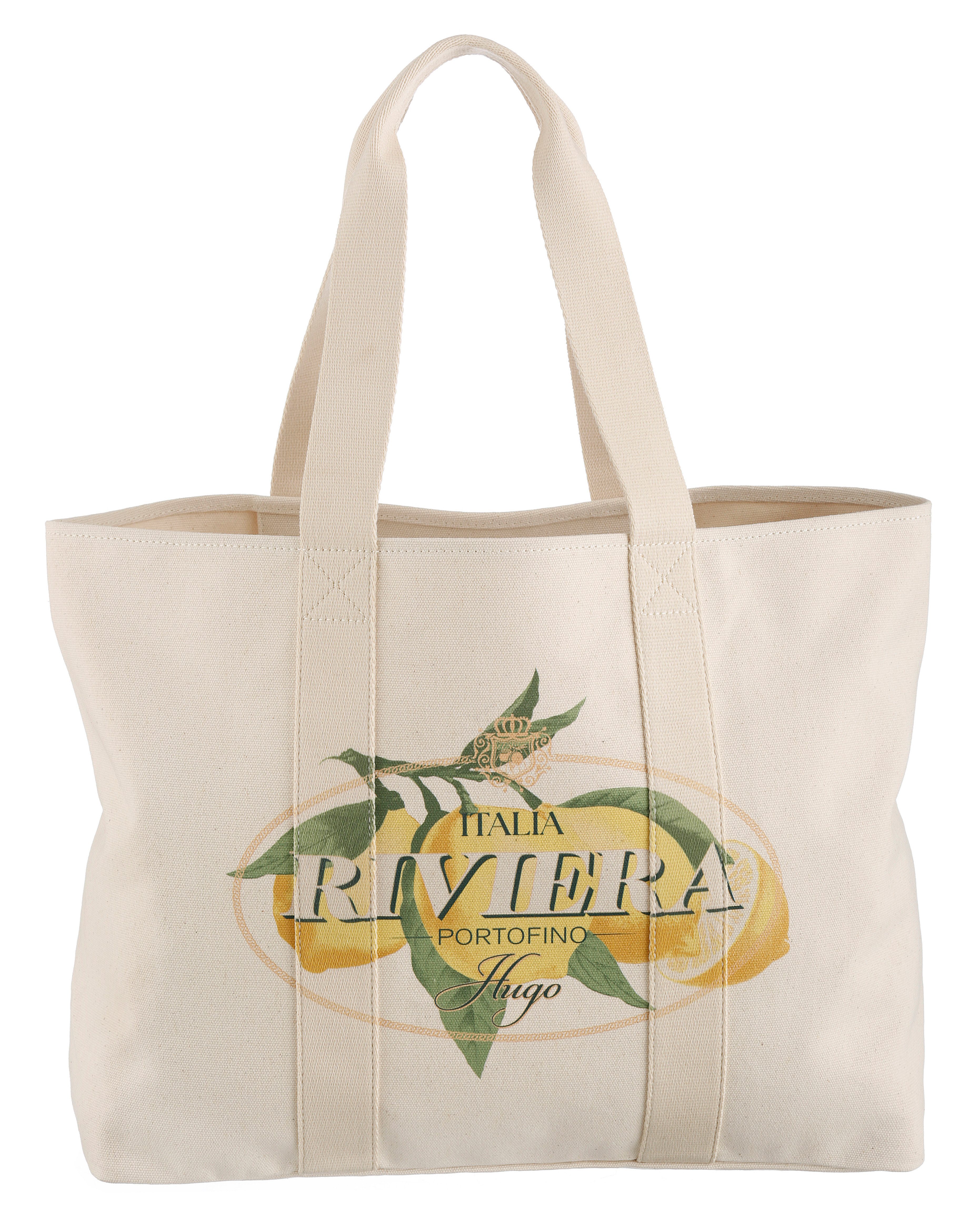 HUGO Shopper Becky, Baumwoll Shopper, Strandtasche, Sommer Shopper