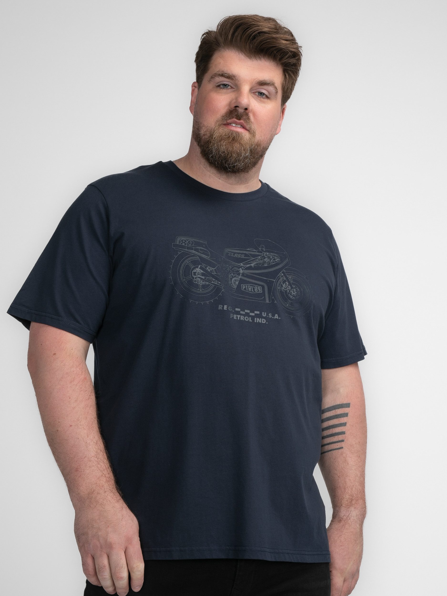 Petrol Industries Print-Shirt Men T-Shirt LS günstig online kaufen