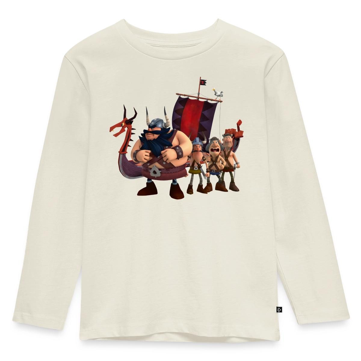 T-Shirt Wickie Und Die Starken Männer Team Sven Kinder Premium Langarmshirt