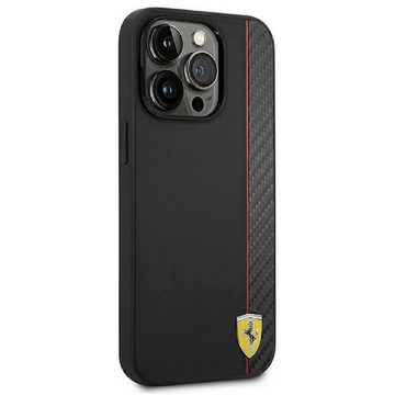 Ferrari Handyhülle Case schwarz Logo iPhone 14 Pro