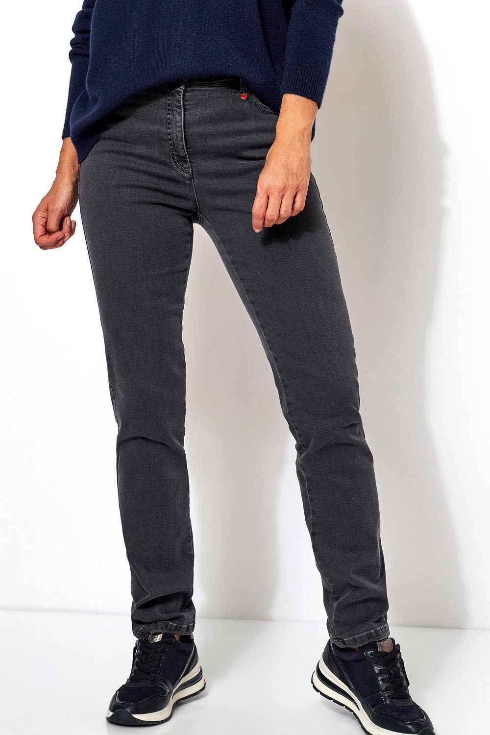 Relaxed by TONI 5-Pocket-Jeans My Love in legerer Passform grau - 086