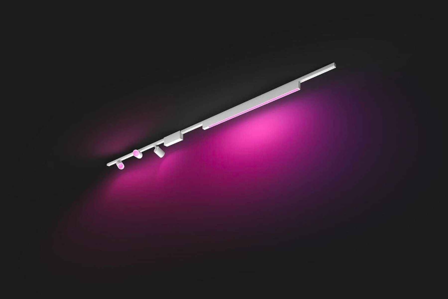 Deckenleuchte Deckenleuchten + Perifo Lightbar, Hue LED Spots Philips wechselbar