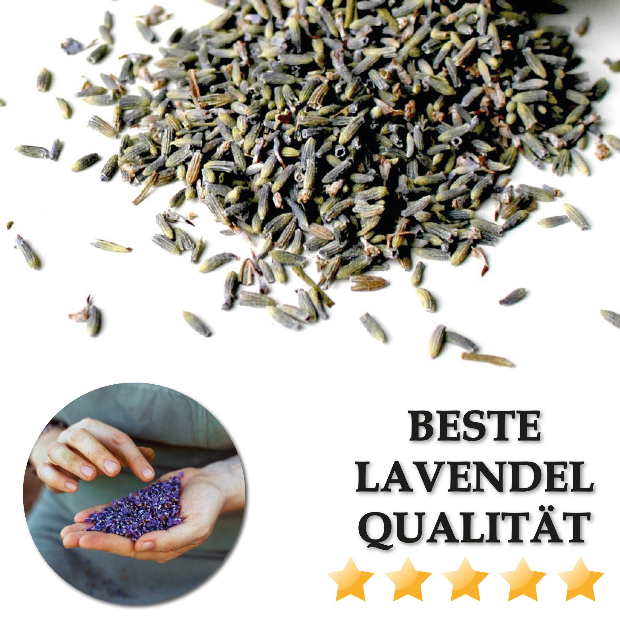 Bestlivings Duftbeutel 1L getrockneteter Lavendel, 100% naturbelassen, ohne künstliche Aromastoffe, duftintensiv – Bild 2 von 5