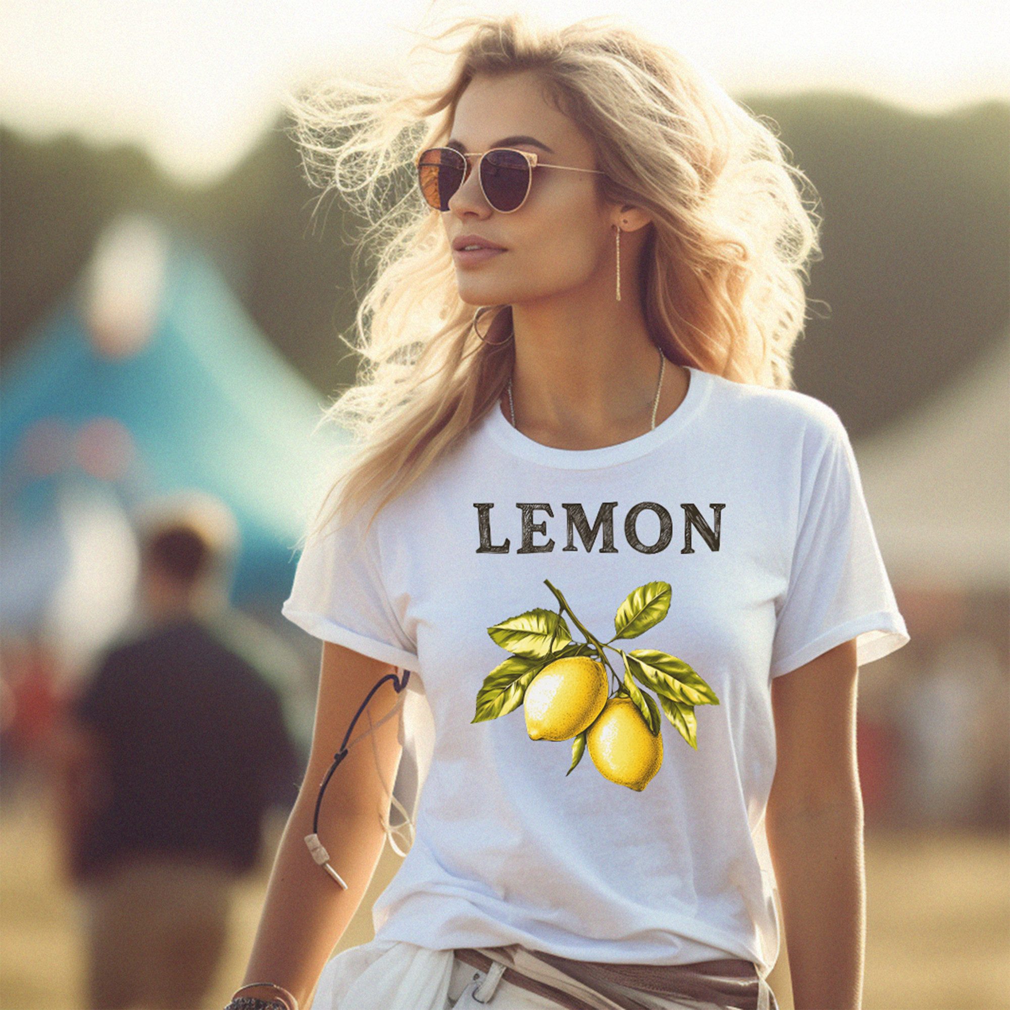 MAKAYA Print-Shirt Damen Zitrone Lemon Motiv günstig online kaufen