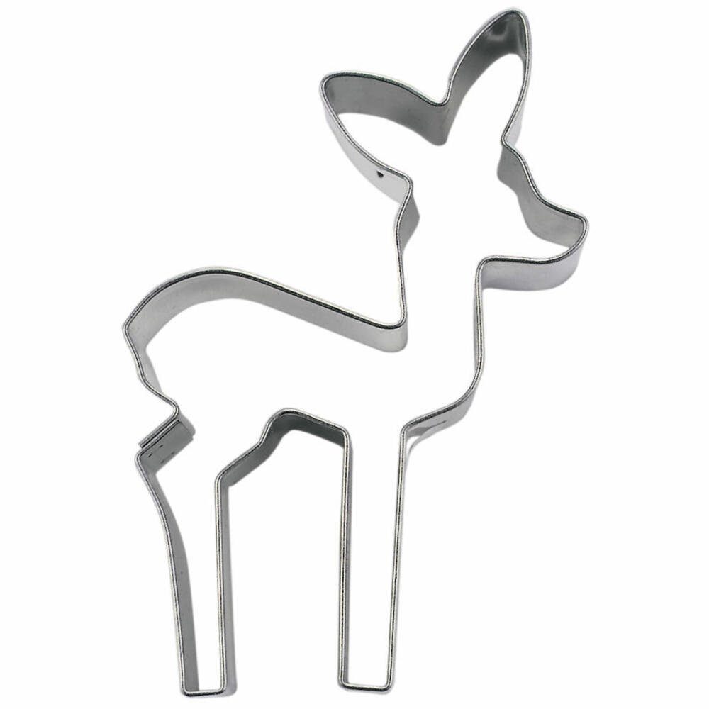 STÄDTER Ausstechform Rehkitz 7.5 cm, Edelstahl