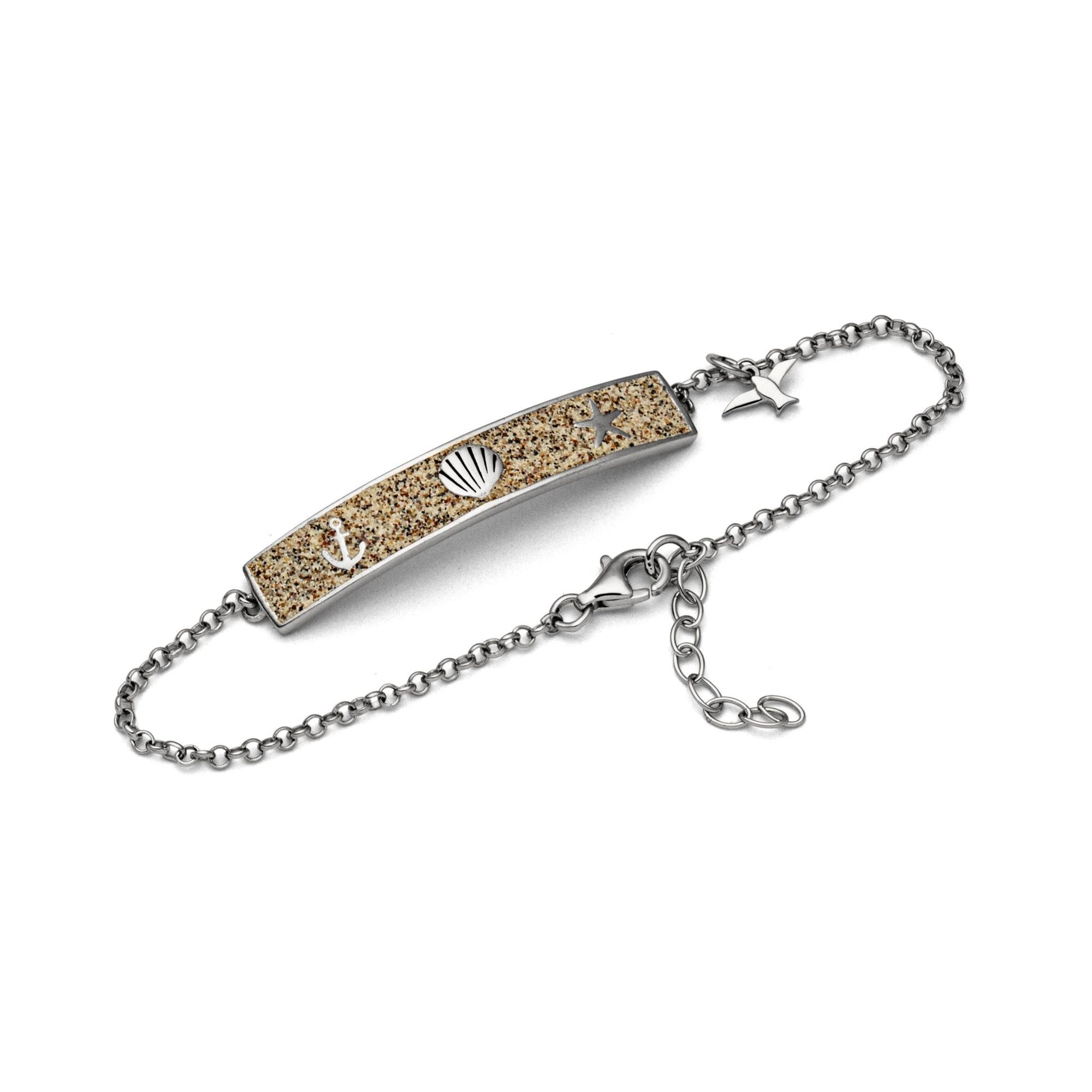 Armband DUR Schmuck: Armband "Strand" mit Strandsand, A1483