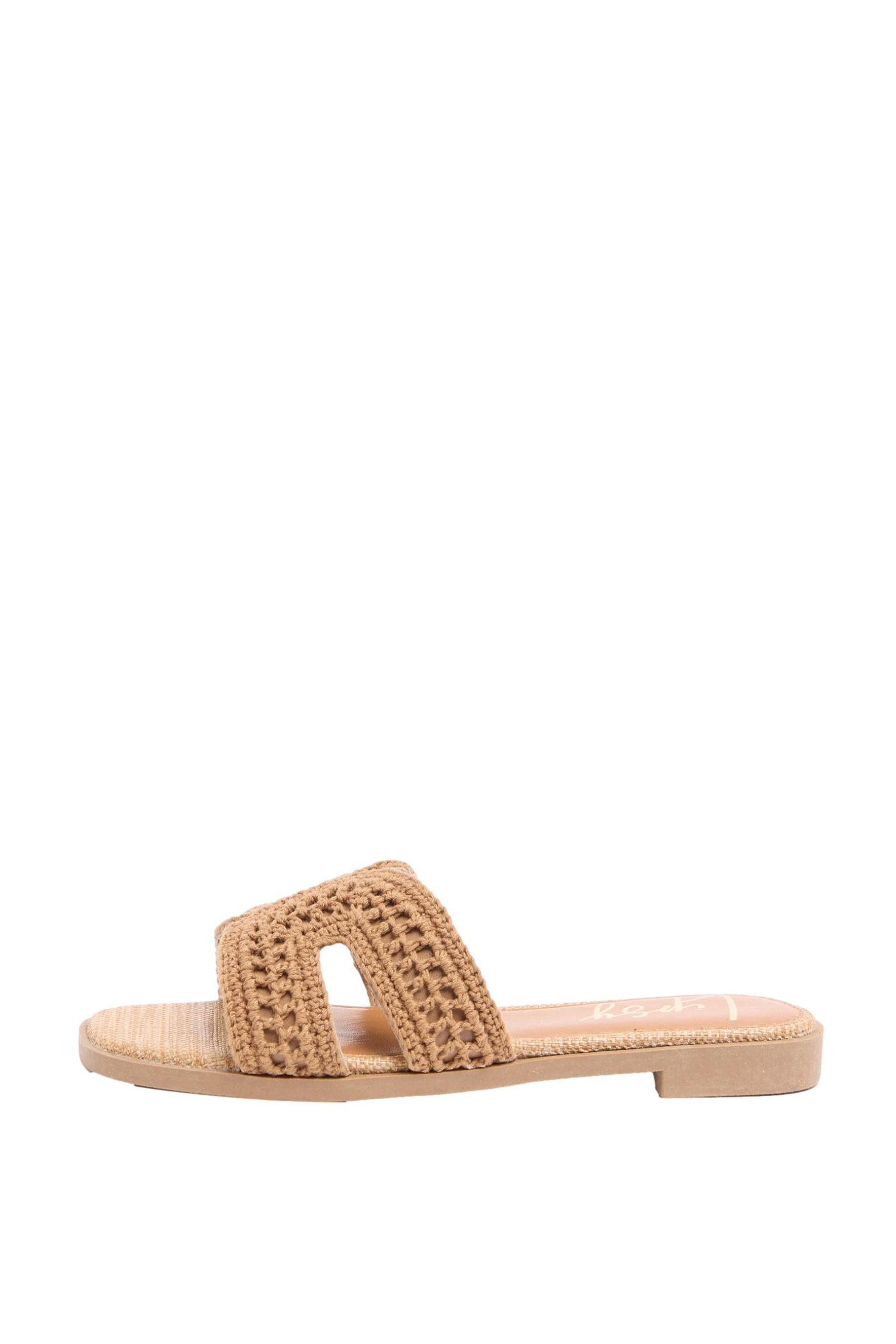 Lipsy sommerliche Pantoletten, weite Passform Pantolette