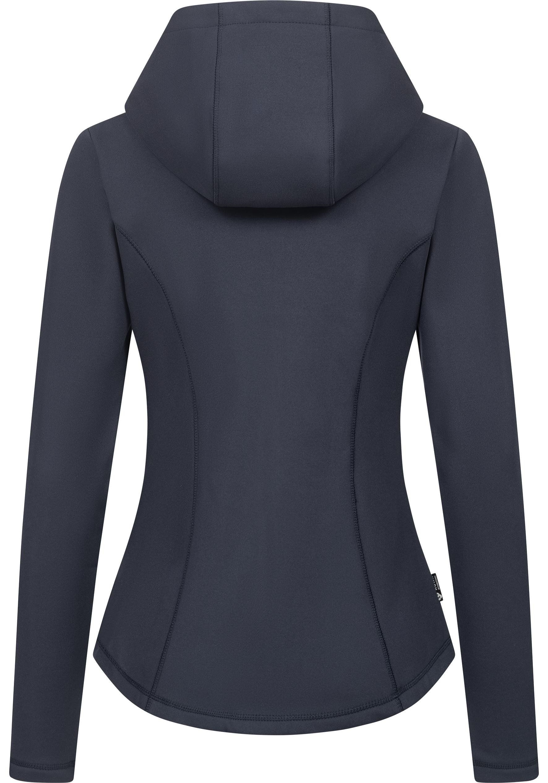 Ragwear Kapuzensweatjacke Lyshka Sportliche weiche und elastische Kapuzenjacke