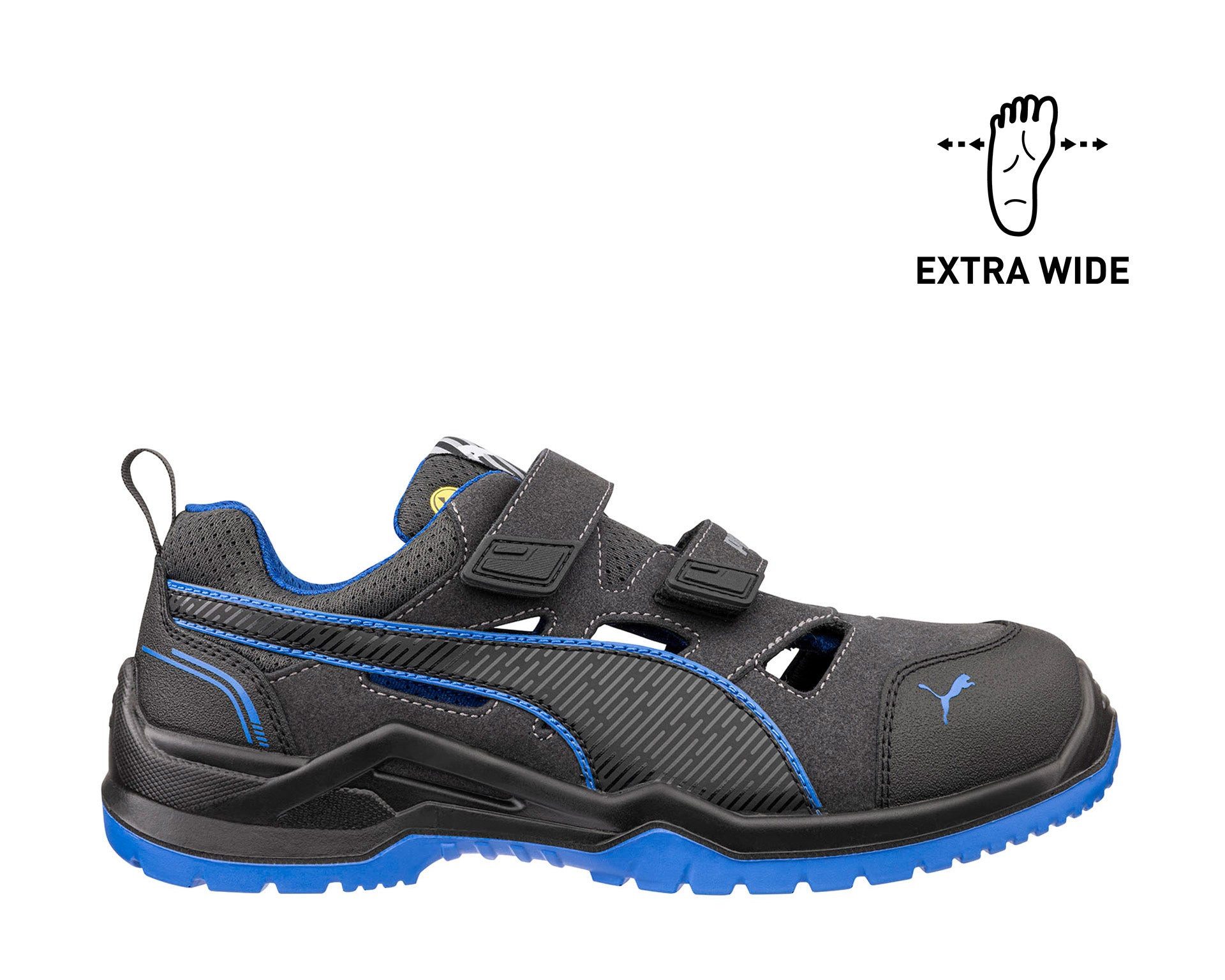 PUMA Safety PUMA SAFETY NEODYME LOW EXTRA BREIT Sicherheitsschuh S1PS ESD Sicherheitsschuh Ölbeständige Laufsohle