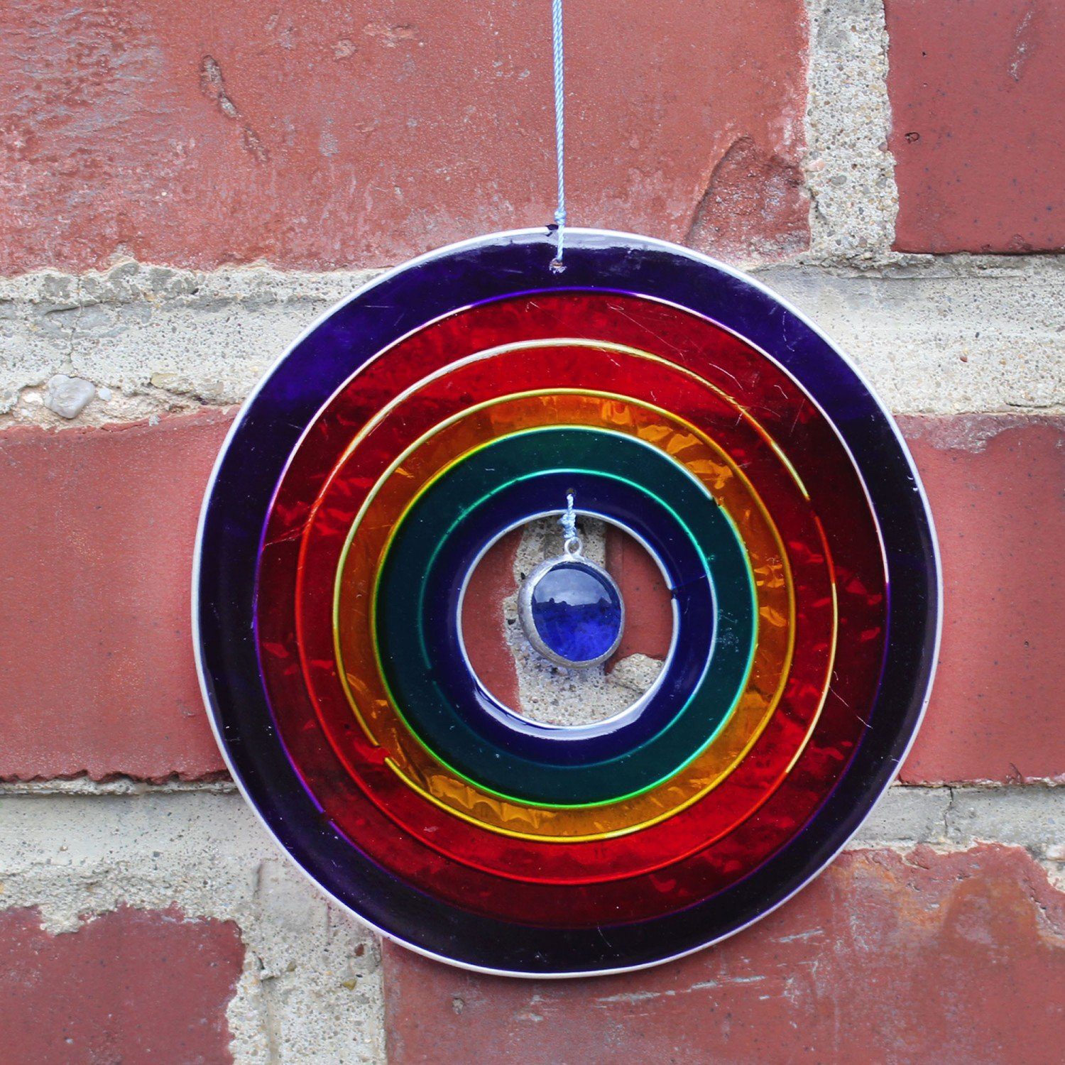 mitienda Fensterdekoration Suncatcher aus Resin Regenbogen Kreis