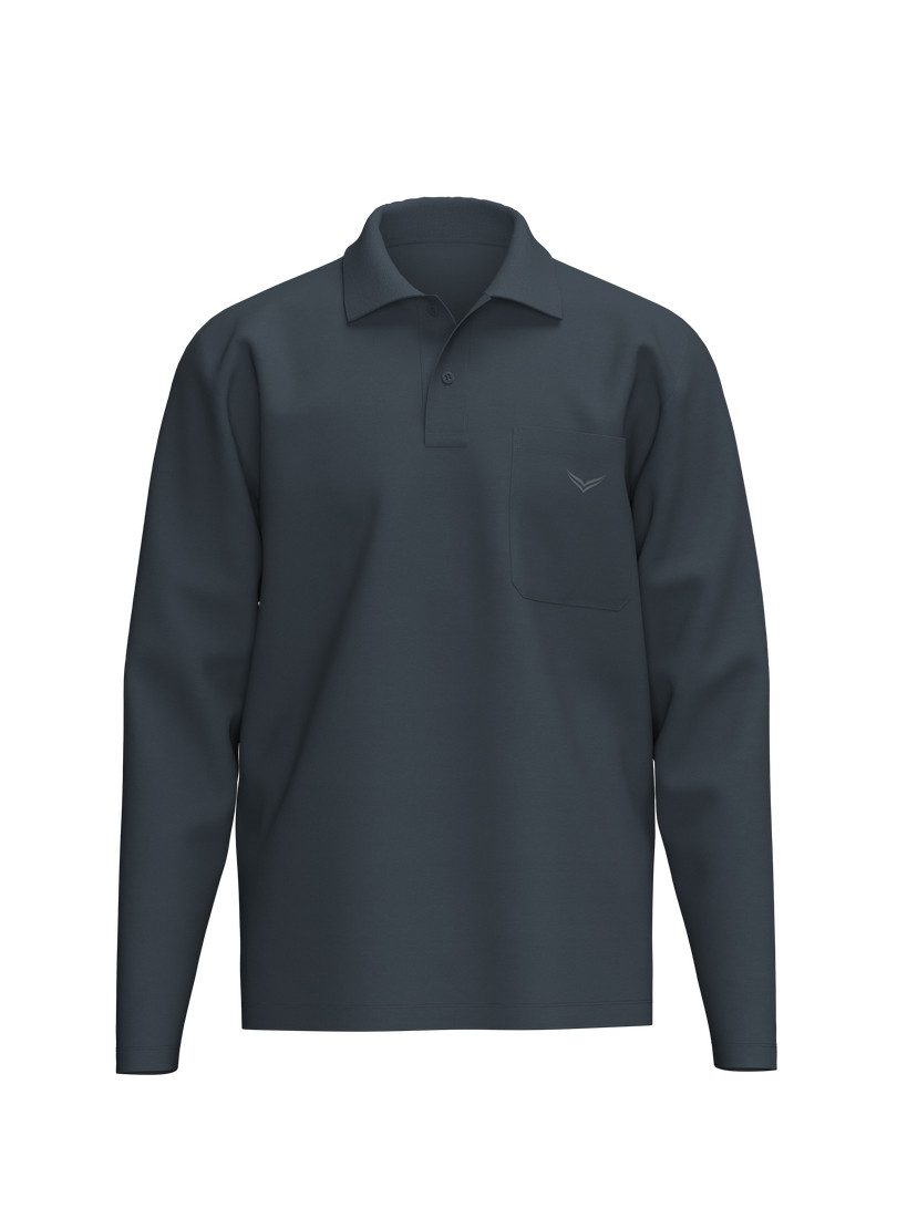 Trigema Poloshirt TRIGEMA Poloshirt mit Brusttasche (1-tlg)