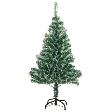 vidaXL Künstlicher Weihnachtsbaum Künstlicher Weihnachtsbaum mit Schnee Kugeln 150 LEDs 120 cm