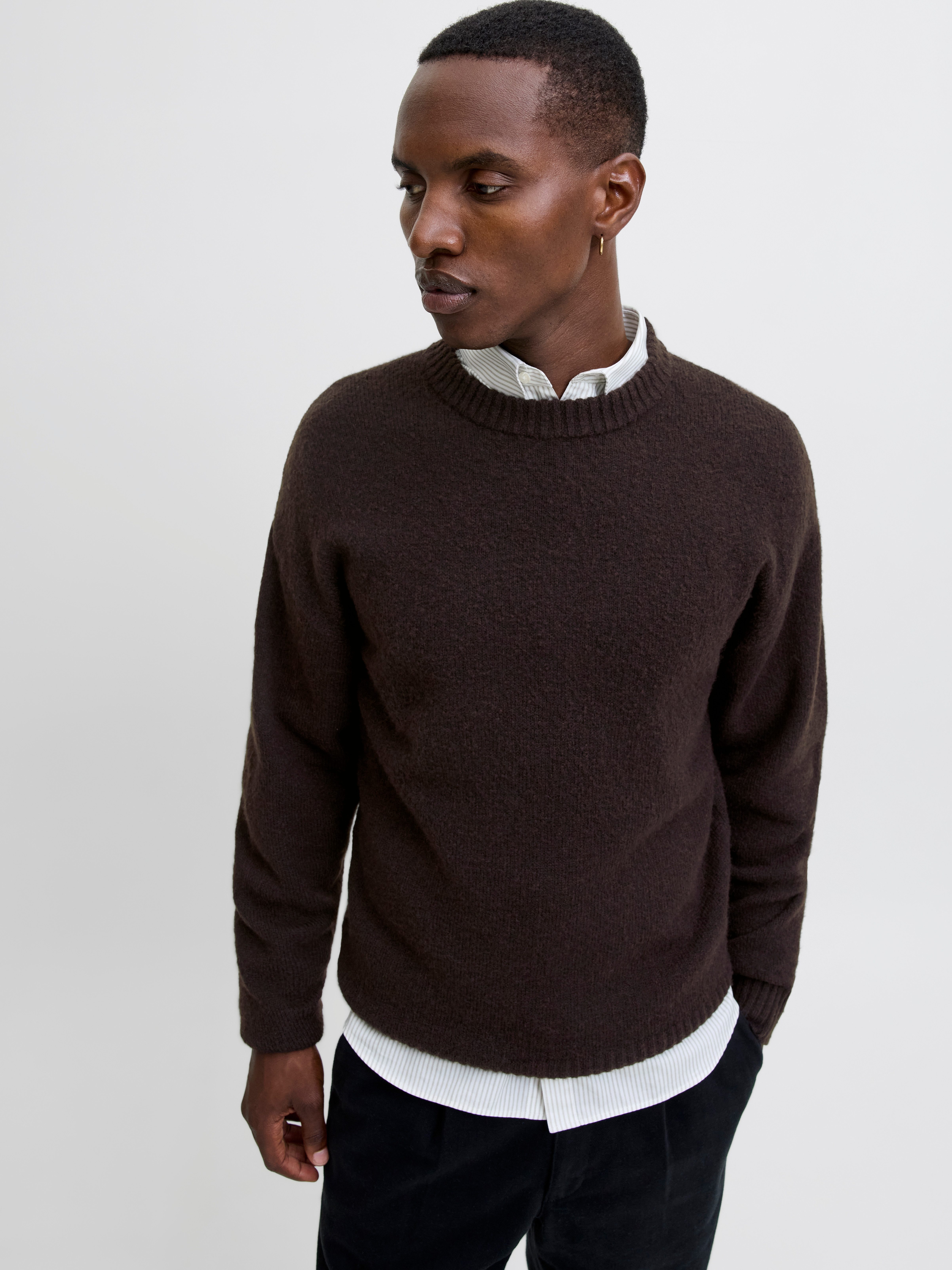 Jack & Jones Strickpullover JJESOHO OLLIE KNIT CREW NECK SN günstig online kaufen