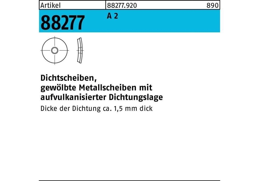 Dichtring Dichtscheibe R 88277 m.Dichtungslage 29 x 6,8 x 1 A 2