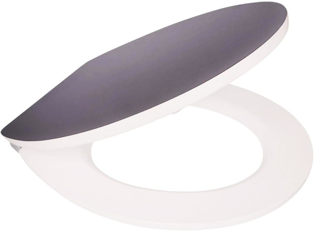 SANITOP WINGENROTH WC-Sitz DISTESO, mit Absenkautomatik MDF Holzkern, Toilettendeckel, WC-Brille