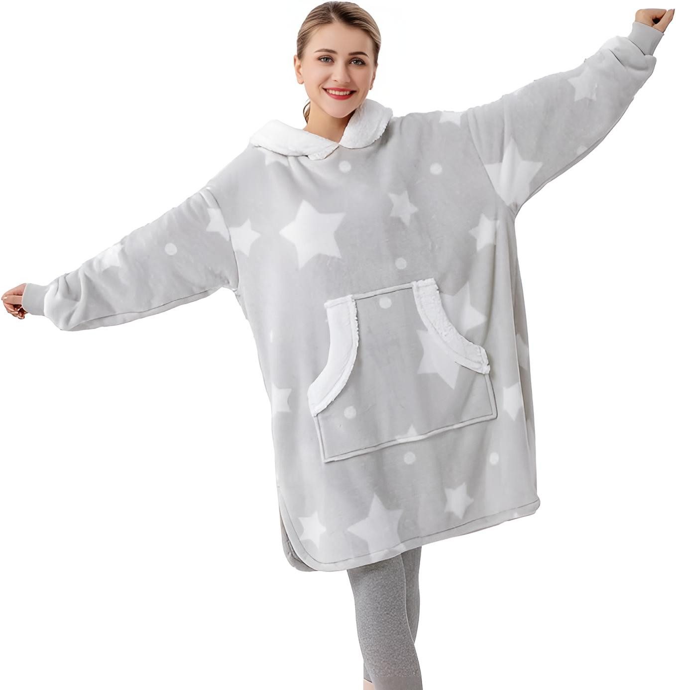 Diyarts Kapuzenpullover (Flanell Hoodie, Übergröße Pullover) günstig online kaufen