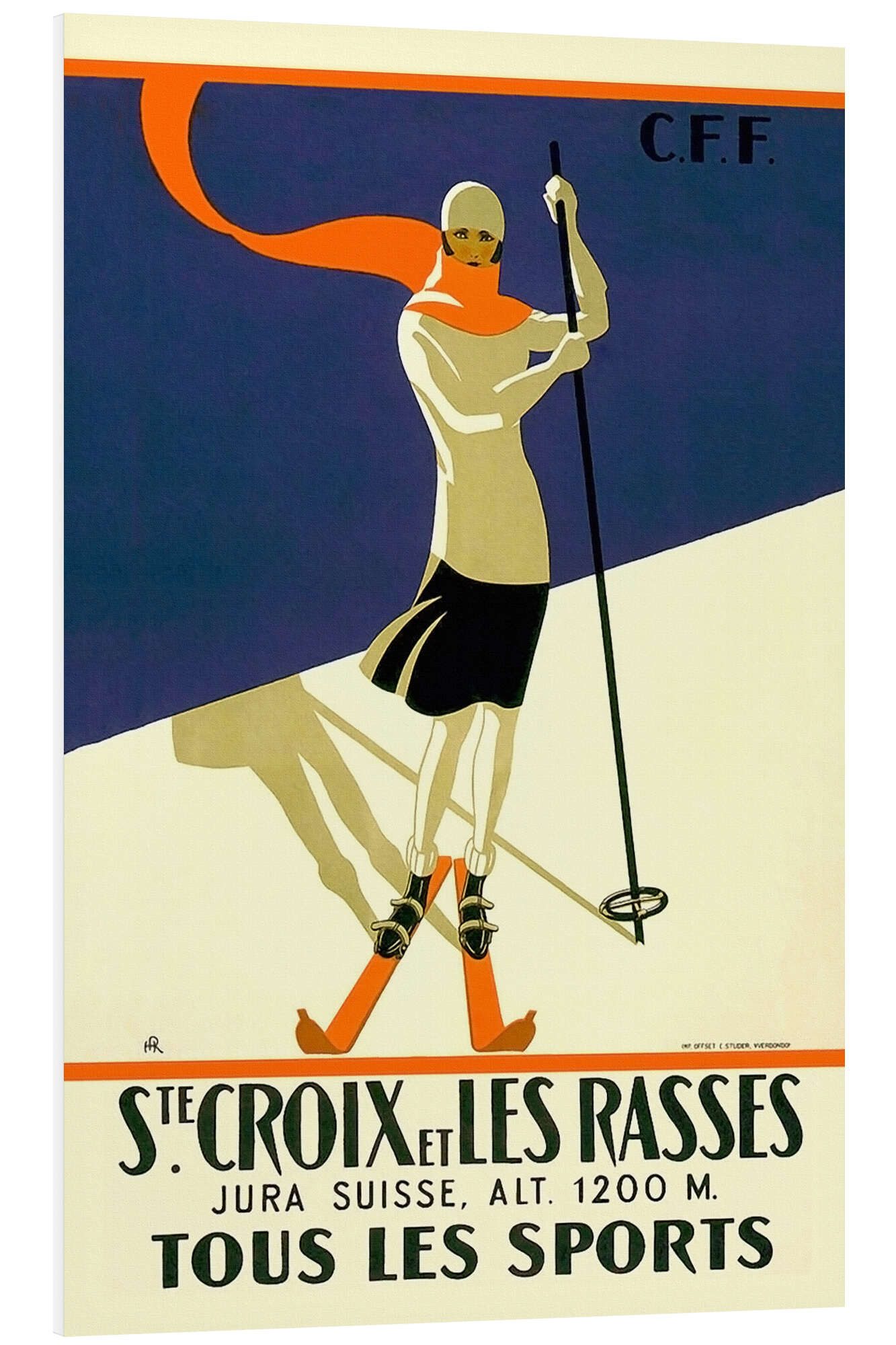 Forex-Bild Vintage Ski Collection