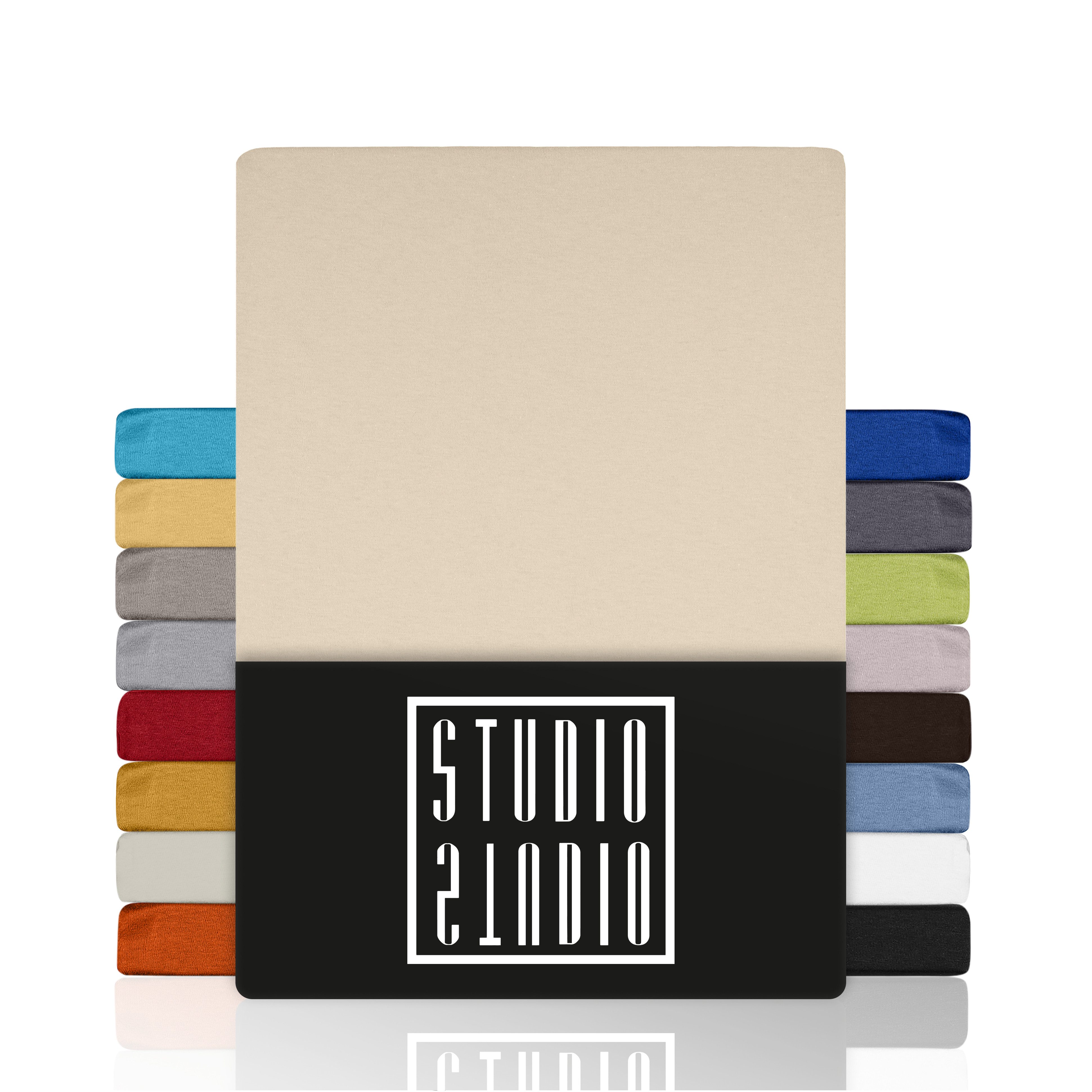 STUDIO Spannbettlaken Basic, viele Größen, 100% gekämmte Baumwolle, OEKO-TE günstig online kaufen