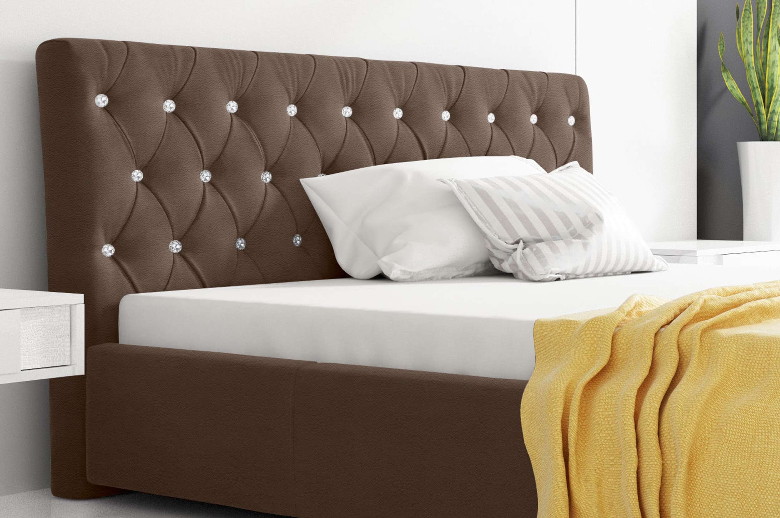 99rooms Polsterbett Kevin (Schlafzimmerbett, Bett), 120/140/160/180/200x200 günstig online kaufen