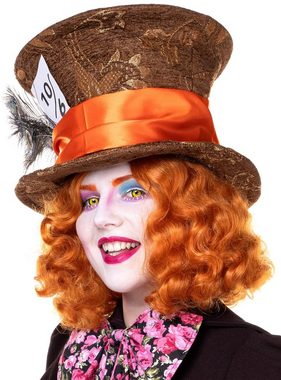 Metamorph Kostüm-Perücke Mad Hatter Perücke für Frauen, Authentische Perücke im Stil des verrückten Hutmachers