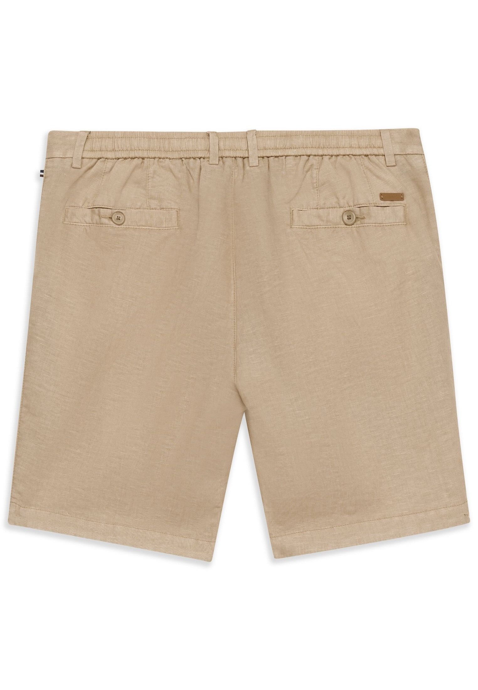 bugatti Bermudas Soft touch Leinen-Baumwoll-Mix