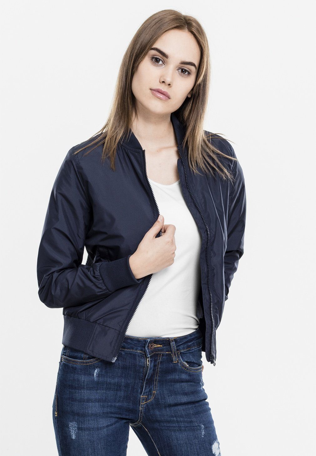 URBAN CLASSICS Allwetterjacke "Urban Classics Damen Ladies Light Bomber Jac günstig online kaufen
